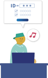 利用サービスや車載機器IDの登録のみ